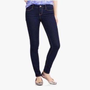 No Boundaries Women's High Rise Skinny Jeans, Dark Wash, Size 13